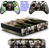 WALKING DEAD XBOX ONE X *TEXTURED VINYL ! * PROTECTIVE SKINS DECALS STICKERS