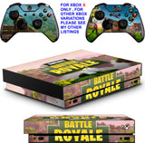 FORTNITE BATTLE ROYALE XBOX ONE X *TEXTURED VINYL ! * PROTECTIVE SKINS DECALS STICKERS