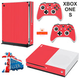 RED CARBON EFFECT XBOX ONE S (SLIM) *TEXTURED VINYL ! * PROTECTIVE SKIN DECAL WRAP