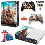 ASSASSIN'S CREED ODYSSEY XBOX ONE S (SLIM) *TEXTURED VINYL ! * PROTECTIVE SKIN DECAL WRAP