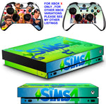 SIMS 4 XBOX ONE X *TEXTURED VINYL ! * PROTECTIVE SKINS DECALS STICKERS