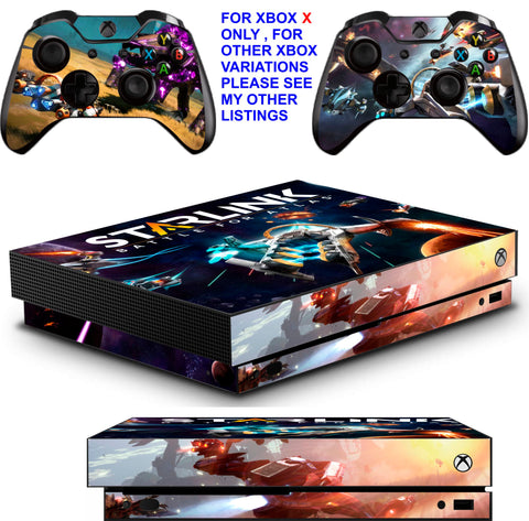 STARLINK BATTLE FOR ATLAS XBOX ONE X *TEXTURED VINYL ! * PROTECTIVE SKINS DECALS STICKERS