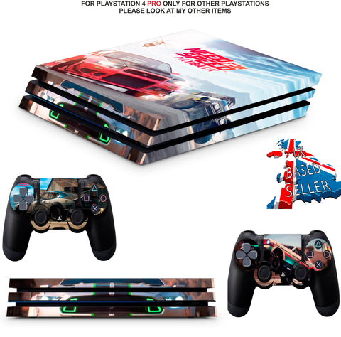 NEED FOR SPEED PS4 PRO SKINS DECALS (PS4 PRO VERSION) TEXTURED VINYL