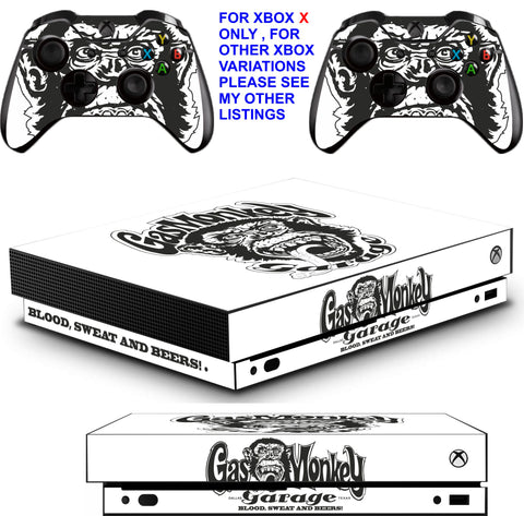 FAST N LOUD XBOX ONE X *TEXTURED VINYL ! * PROTECTIVE SKINS DECALS STICKERS