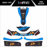 FP7 KEN BLOCK FULL KART STICKER KIT