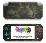 GREEN CAMO NINTENDO SWITCH LITE *TEXTURED VINYL * SKINS DECALS WRAP