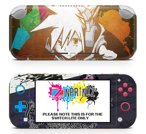 THE WORLD ENDS WITH YOU NINTENDO SWITCH LITE TEXTURED VINYL SKINS DECALS WRAP