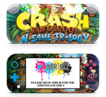 CRASH BANDICOOT INSANE NINTENDO SWITCH LITE *TEXTURED VINYL* ! SKINS DECALS WRAP