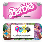 BARBIE NINTENDO SWITCH LITE *TEXTURED VINYL* ! SKINS DECALS WRAP