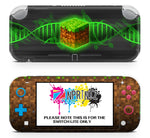 BROWN PIXELS NINTENDO SWITCH LITE *TEXTURED VINYL*  SKINS DECALS