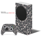 DIGITAL CAMO Xbox SERIES S *TEXTURED VINYL ! * SKINS DECALS STICKERS