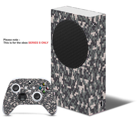 DIGITAL CAMO Xbox SERIES S *TEXTURED VINYL ! * SKINS DECALS STICKERS