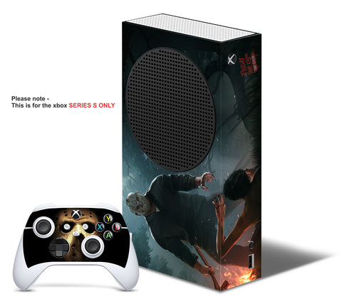 FRIDAY 13TH Xbox SERIES S *TEXTURED VINYL ! * SKINS DECALS STICKERS