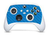 BLUE CARBON Xbox SERIES S *TEXTURED VINYL ! * SKINS DECALS STICKERS