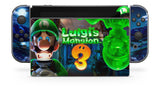 LUIGI'S MANSION 2 NINTENDO SWITCH **TEXTURED VINYL ! *  SKINS DECALS WRAP