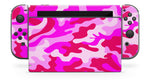 PINK CAMO NINTENDO SWITCH **TEXTURED VINYL ! *  SKINS DECALS WRAP