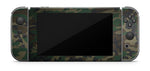 GREEN CAMO NINTENDO SWITCH **TEXTURED VINYL ! *  SKINS DECALS WRAP