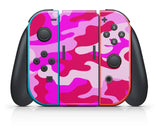 PINK CAMO NINTENDO SWITCH **TEXTURED VINYL ! *  SKINS DECALS WRAP