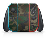 GREEN CAMO NINTENDO SWITCH **TEXTURED VINYL ! *  SKINS DECALS WRAP