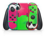 SPLATOON 2 V2 NINTENDO SWITCH **TEXTURED VINYL ! *  SKINS DECALS WRAP