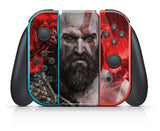 GOD OF WAR NINTENDO SWITCH **TEXTURED VINYL ! *  SKINS DECALS WRAP