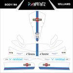 M4 WILLIAMS FULL KART STICKER KIT