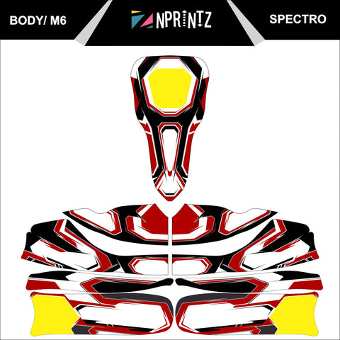 M6 SPECTRO FULL KART STICKER KIT