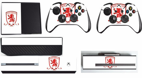 MIDDLESBROUGH XBOX ONE*TEXTURED VINYL ! *PROTECTIVE SKIN DECAL WRAP