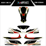 MK14 ICEMAN FULL KART STICKER KIT