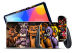 FIVE NIGHTS AT FREDDY'S NINTENDO SWITCH OLED *TEXTURED VINYL* ! SKINS DECALS WRAP