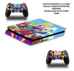 FALL GUYS PS4 SLIM *TEXTURED VINYL ! *PROTECTIVE SKINS DECALS WRAP