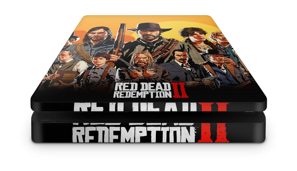 Skin Adesivo Playstation 4 PS4 Slim Red Dead Redemption 2