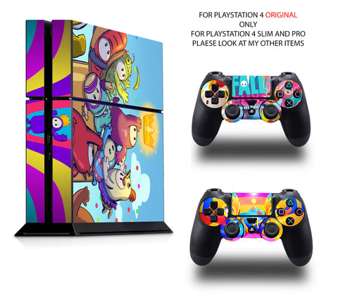 FALL GUYS PS4 *TEXTURED VINYL ! * PROTECTIVE SKINS DECAL WRAP STICKERS