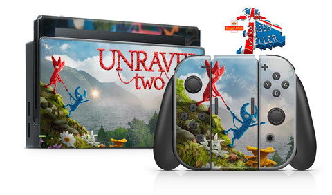 UNRAVEL TWO NINTENDO SWITCH **TEXTURED VINYL ! *  SKINS DECALS WRAP