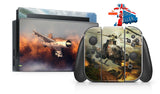 AIR CONFLICTS COLLECTION NINTENDO SWITCH **TEXTURED VINYL ! *  SKINS DECALS WRAP