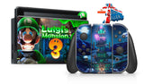 LUIGI'S MANSION 2 NINTENDO SWITCH **TEXTURED VINYL ! *  SKINS DECALS WRAP