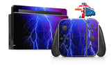 LIGHTNING NINTENDO SWITCH **TEXTURED VINYL ! *  SKINS DECALS WRAP