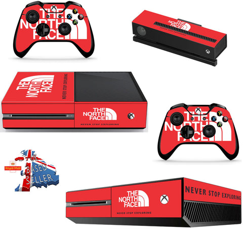 NORTH FACE XBOX ONE *TEXTURED VINYL ! *PROTECTIVE VINYL SKIN DECAL WRAP