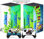 SIMS 4 Xbox SERIES X *TEXTURED VINYL ! * SKINS DECALS STICKERS WRAP