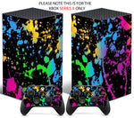 PAINT SPLAT Xbox SERIES X *TEXTURED VINYL ! * SKINS DECALS STICKERS WRAP