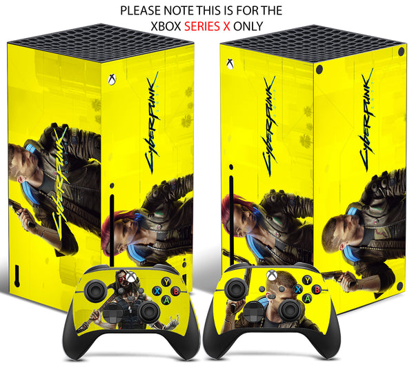 CYBERPUNK 2077 Xbox SERIES X *TEXTURED VINYL SKINS