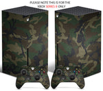 CAMOUFLARGE Xbox SERIES X *TEXTURED VINYL ! * SKINS DECALS STICKERS WRAP