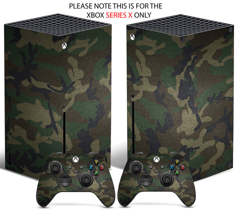 CAMOUFLARGE Xbox SERIES X *TEXTURED VINYL ! * SKINS DECALS STICKERS WRAP