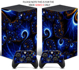 SWIRLS Xbox SERIES X *TEXTURED VINYL ! * SKINS DECALS STICKERS