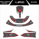 TOPKART/ZIPKART BAMBINO MCLAREN FULL STICKER KIT
