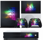 ADIDAS MULTICOLOR  XBOX ONE S (SLIM) *TEXTURED VINYL ! * PROTECTIVE SKIN DECAL WRAP
