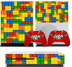 LEGO XBOX ONE S (SLIM) *TEXTURED VINYL ! * PROTECTIVE SKIN DECAL WRAP