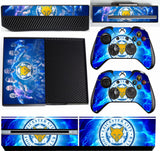 LEICESTER CITY XBOX ONE*TEXTURED VINYL ! *PROTECTIVE SKIN DECAL WRAP