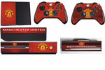 MANCHESTER UNITED XBOX ONE*TEXTURED VINYL ! *PROTECTIVE SKIN DECAL WRAP
