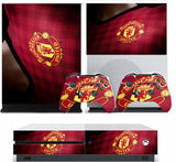 MANCHESTER UNITED XBOX ONE S (SLIM) *TEXTURED VINYL ! * PROTECTIVE SKIN DECAL WRAP
